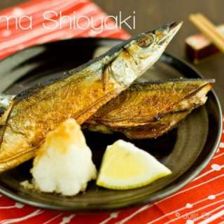 Sanma Shioyaki (Salt-Grilled Pacific Saury)