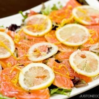Smoked Salmon Salad with Lemon Vinaigrette