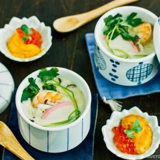Chawanmushi with Shrimp
