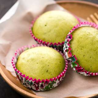 Matcha Steamed Cake