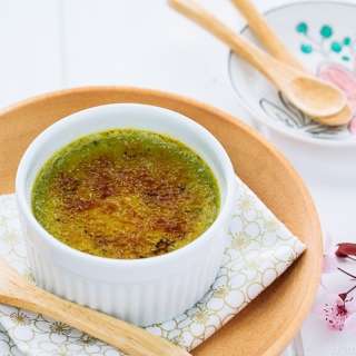 Green Tea Crème Brûlée