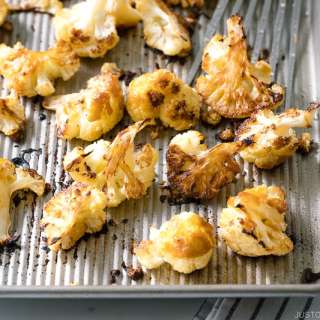 Roasted Miso Garlic Cauliflower