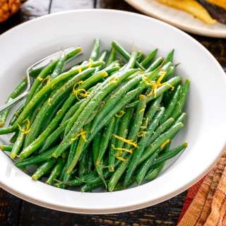 Green Beans with Yuzu Vinaigrette