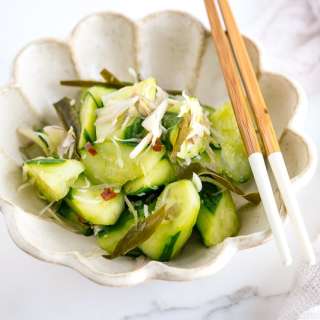 Pickled Cucumbers and Myoga