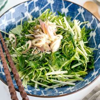 Mizuna Myoga Salad