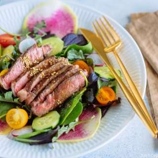 Steak Salad with Shoyu Dressing