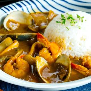 Pressure Cooker Japanese Seafood Curry