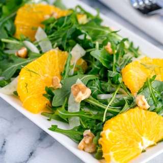 Arugula Salad with Fennel and Navel Orange