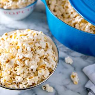 Homemade Popcorn with Truffle Salt