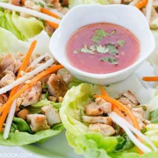 Thai Chicken Lettuce Wraps