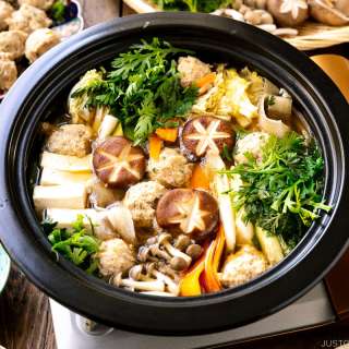 Tsukune Hot Pot (Tori Dango Nabe)