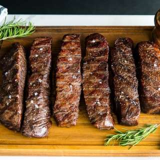 Reverse Sear Steak on Traeger with Smoked Garlic