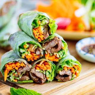 Fresh Spring Rolls with Yakiniku