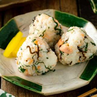 Salmon and Shio Kombu Onigiri
