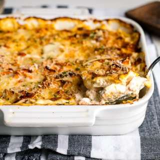 Salmon Potato Gratin
