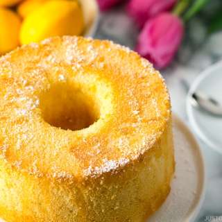 Meyer Lemon Chiffon Cake
