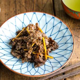 Simmered Beef with Ginger (Shigureni)