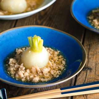 Japanese Turnips with Soboro Ankake Sauce