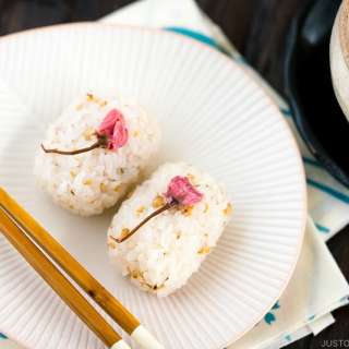 Cherry Blossom Rice Balls