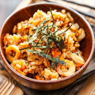 Gobo and Miso Takikomi Gohan