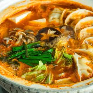 Kimchi Gyoza Nabe