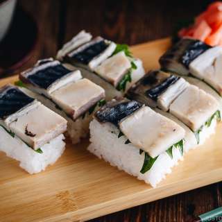 Mackerel Pressed Sushi (Saba Oshizushi)