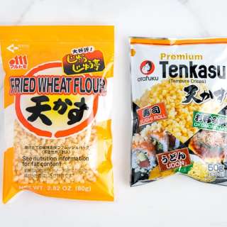 Homemade Tenkasu (Agedama)