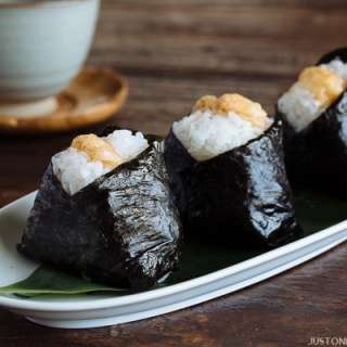 Tenmusu (Tempura Shrimp Rice Ball)