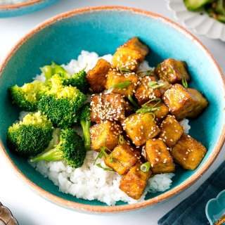 Pan-Fried Teriyaki Tofu Bowl