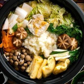 Mizore Nabe (Hot Pot with Grated Daikon)