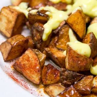 Patatas Bravas with Allioli