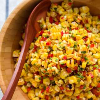 Chili Lime Grilled Corn Salad