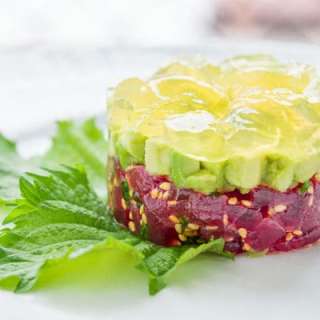 Tuna Tartare with Yuzu Gelée