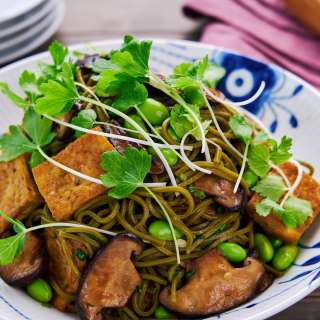 Soba Salad with Sesame Dressing