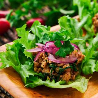 Asian Chicken Lettuce Wraps