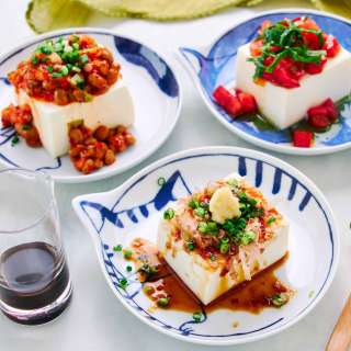 Hiyayakko (Cold Tofu Salad)