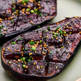 Miso Glazed Eggplant