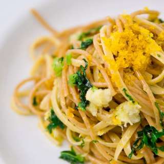 Karasumi and Daikon Pasta