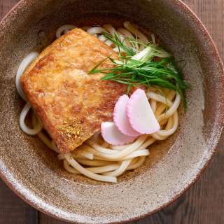 Kitsune Udon (Seasoned Fried Tofu Udon)