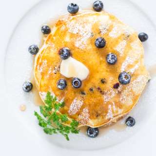 Blueberry Yogurt Pancakes