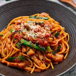 Pork & Kimchi Pasta