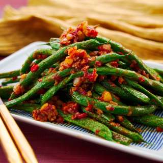 Chinese Garlic Green Beans