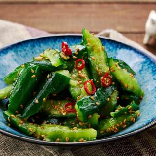 Smashed Cucumber Salad