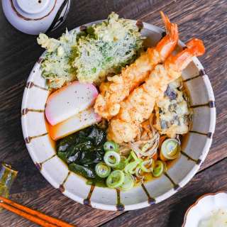 Tempura Soba Noodle Soup