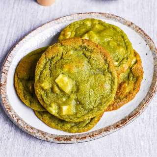 Matcha and White Chocolate Cookies