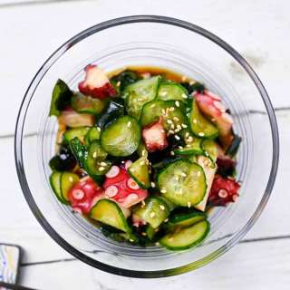 Sunomono Salad (with octopus and cucumber)