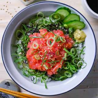 Negitoro Don (Mashed Tuna Sashimi Bowl)