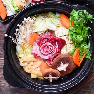 Botan Nabe (Japanese Wild Boar Hotpot)