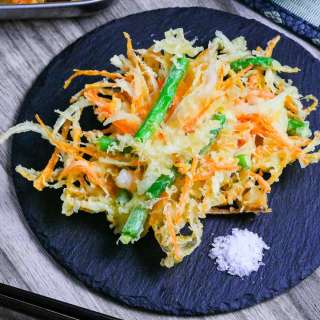 Authentic Kakiage (Mixed Vegetable Tempura)