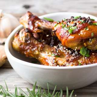 Oven-Baked Char Siu Flavoured Chicken Drumsticks チャーシューチキン